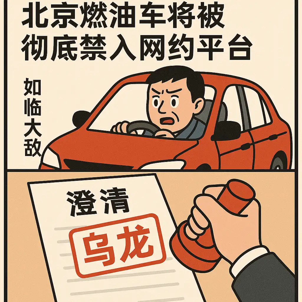 “北京网约车禁油车”乌龙事件：信息核实何其重要插图1