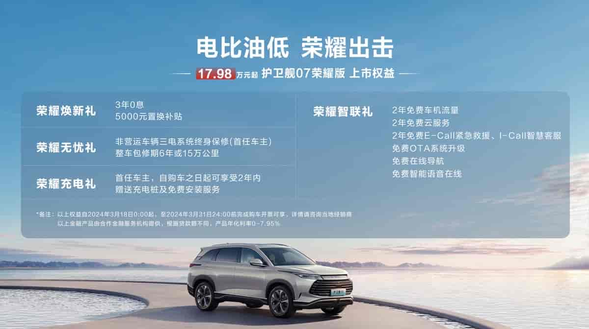 增配降价，降幅惊人！比亚迪护卫舰07荣耀版抢占中型SUV市场高地插图1