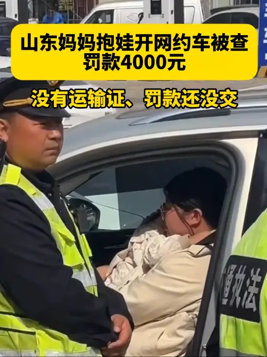 妈妈带娃跑网约车被罚4000元：底层劳动者的生存困境与制度之问插图