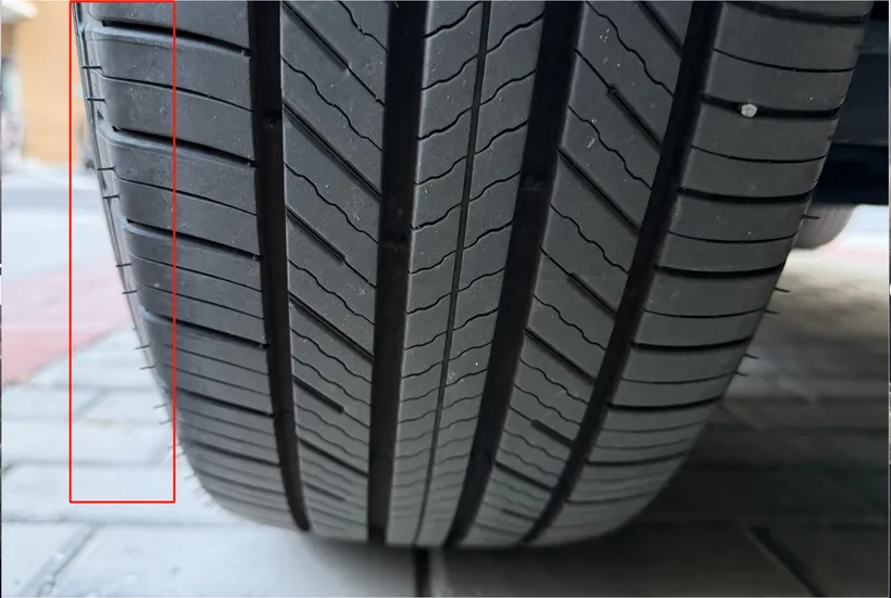 本田CR-V后胎内八字导致外侧磨损,需要处理吗?插图 本田CR-V后胎内八字导致外侧磨损,需要处理吗?插图