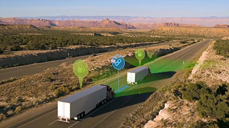 神奇的卡车自动跟随技术，一人开两辆车，后车自动跟着前车跑插图1