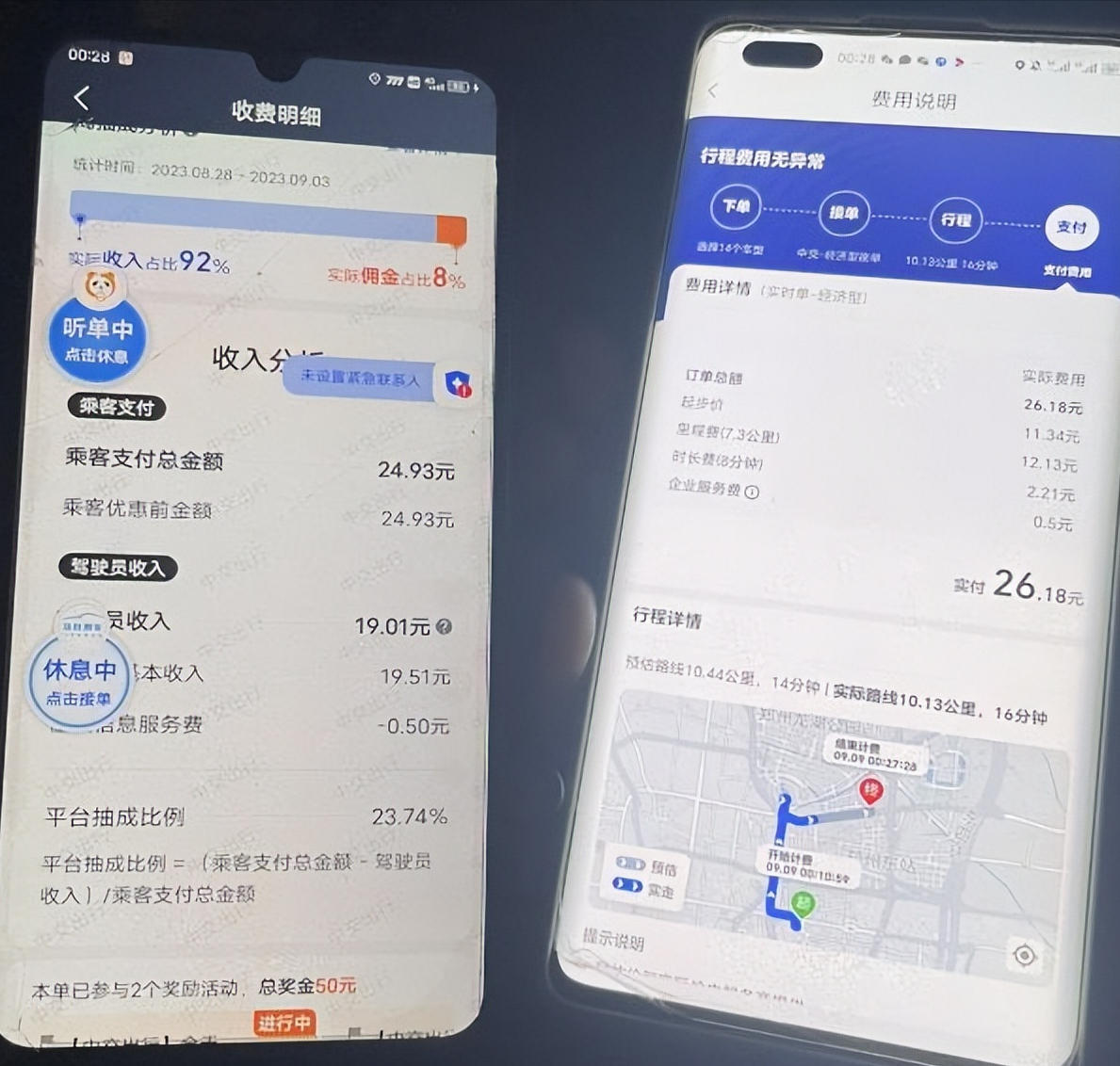 28%抽成还不够!网约车平台“阴阳单”忽悠司机,乘客的钱去哪了插图1 28%抽成还不够!网约车平台“阴阳单”忽悠司机,乘客的钱去哪了插图1