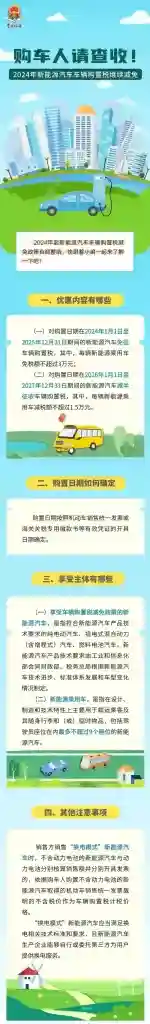 网约车司机，2024年新能源汽车政策来了！一图看懂插图2