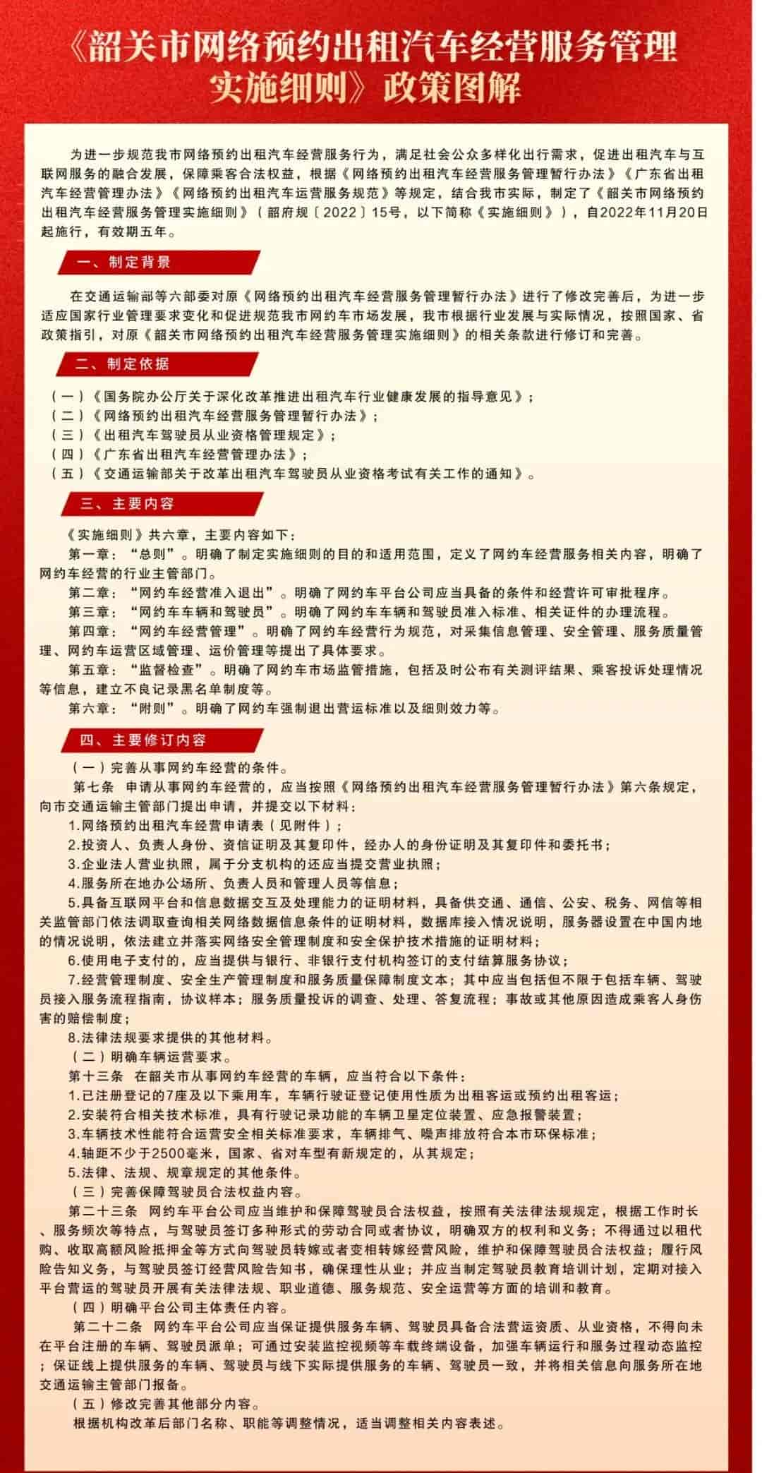 韶关市网约车实施细则：明确了网约车经营许可证申请程序插图